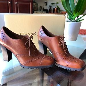 Leather Oxford Heel by Franco Sarto